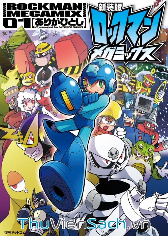 Ảnh bìa sách Rockman Chiến Binh Thế Giới Ảo