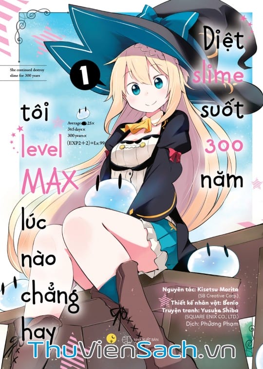 Ảnh bìa sách Diệt Slime Suốt 300 Năm, Tôi Level Max Lúc Nào Chẳng Hay