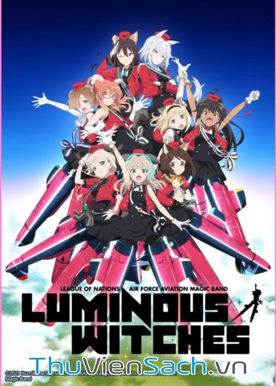 Ảnh bìa sách Đội Âm Nhạc Ma Pháp Liên Minh Hàng Không Không Quân - Luminous Witches