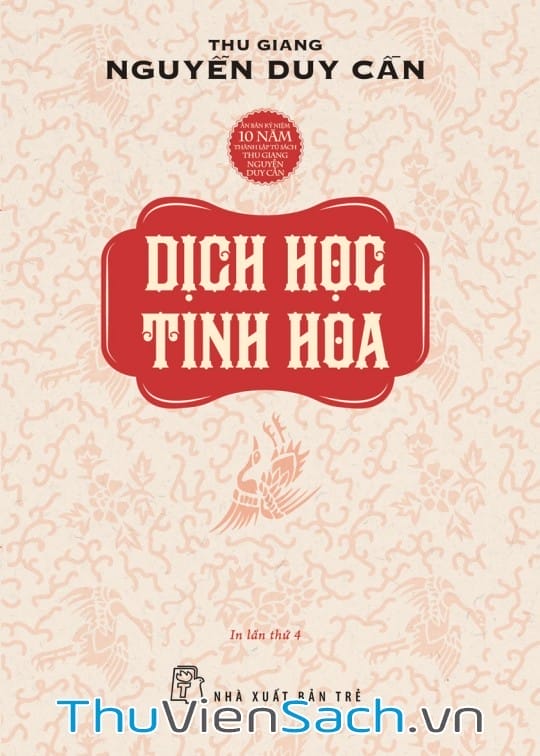 Ảnh bìa sách Dịch Học Tinh Hoa