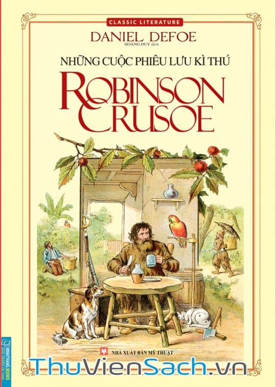 Ảnh bìa sách Những Cuộc Phiêu Lưu Kì Thú Robinson Crusoe