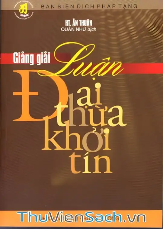 Ảnh bìa sách Luận Đại Thừa Khởi Tín