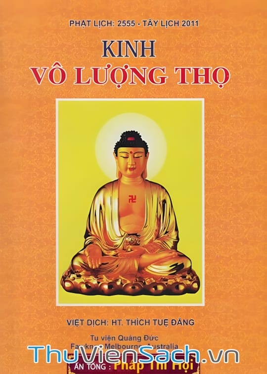Ảnh bìa sách Kinh Vô Lượng Thọ