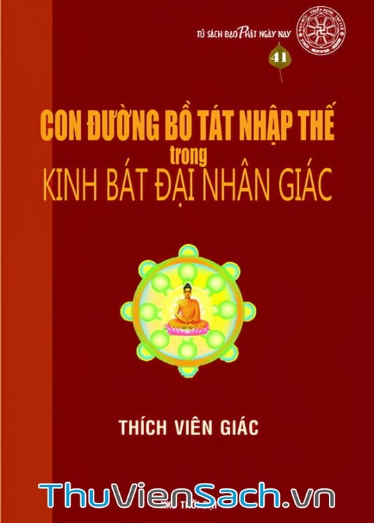 Ảnh bìa sách Con Đường Bồ Tát Nhập Thế Trong Kinh Bát Đại Nhân Giác