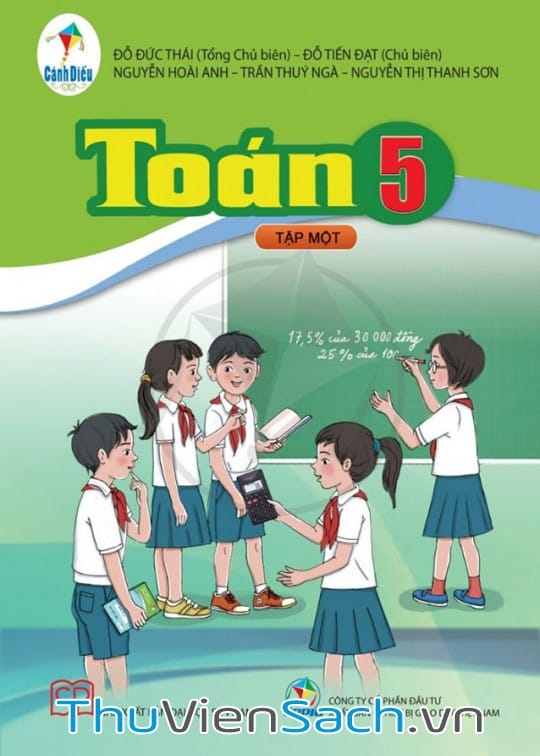 Ảnh bìa sách Bộ Sách Cánh Diều: Toán Lớp 5 - Tập Một