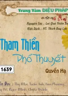 Ảnh Tham Thiền Phổ Thuyết