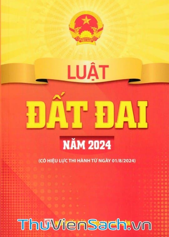 Ảnh bìa sách Luật Đất Đai