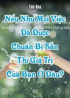 Ảnh Nếu Như Mọi Việc Đã Được Chuẩn Bị Sẵn Thì Giá Trị Của Bạn Ở Đâu?